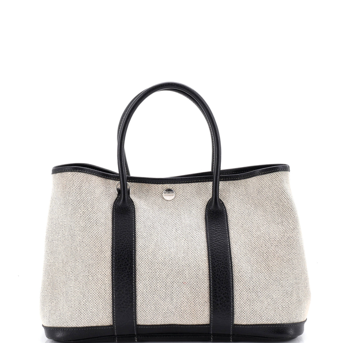 Herm?s Garden Party Tote Toile and Leather 30