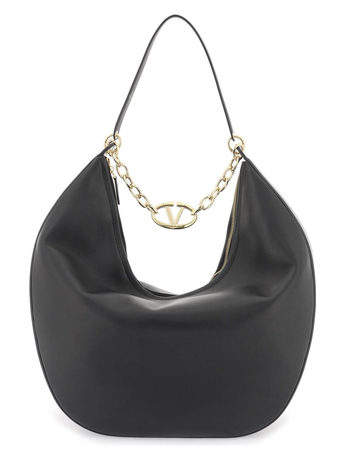 Valentino Garavani Women's Vlogo Moon Maxi Hobo Bag in Nero | 4W0B0N45PHV