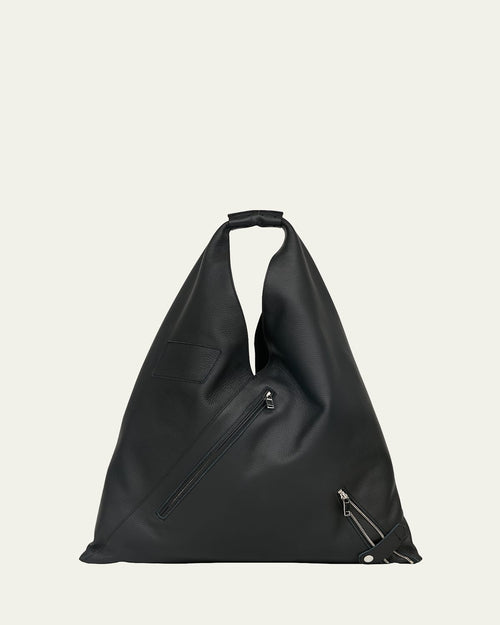 Classic Japanese Biker Leather Shoulder Bag