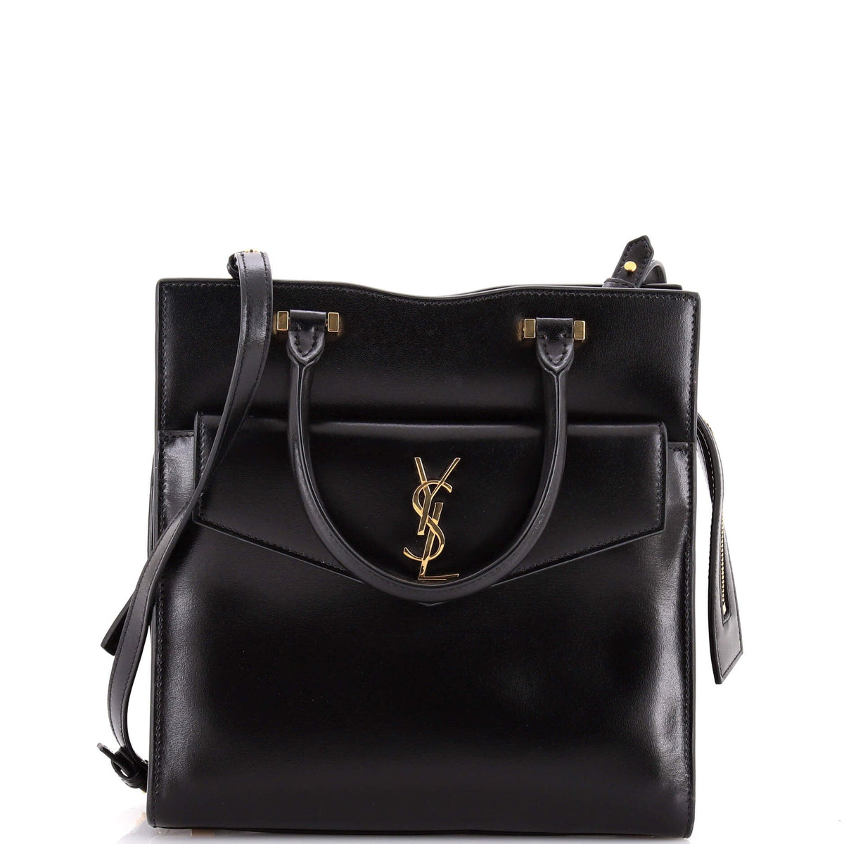 Saint Laurent Uptown Tote Leather Small