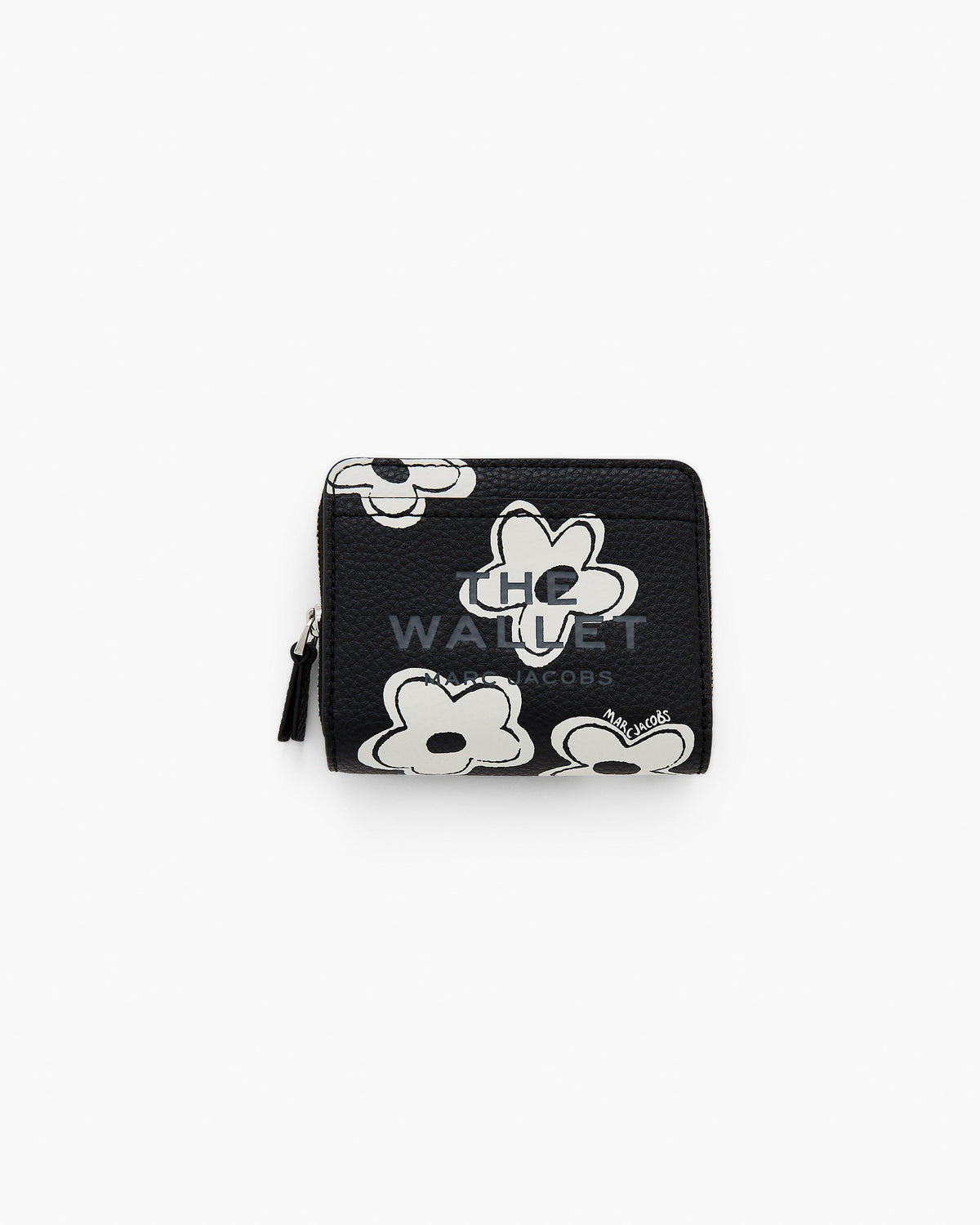 Marc Jacobs The Daisy Mini Compact Wallet in Black/White