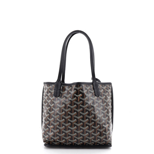 GOYARD Anjou Reversible Tote Coated Canvas Mini