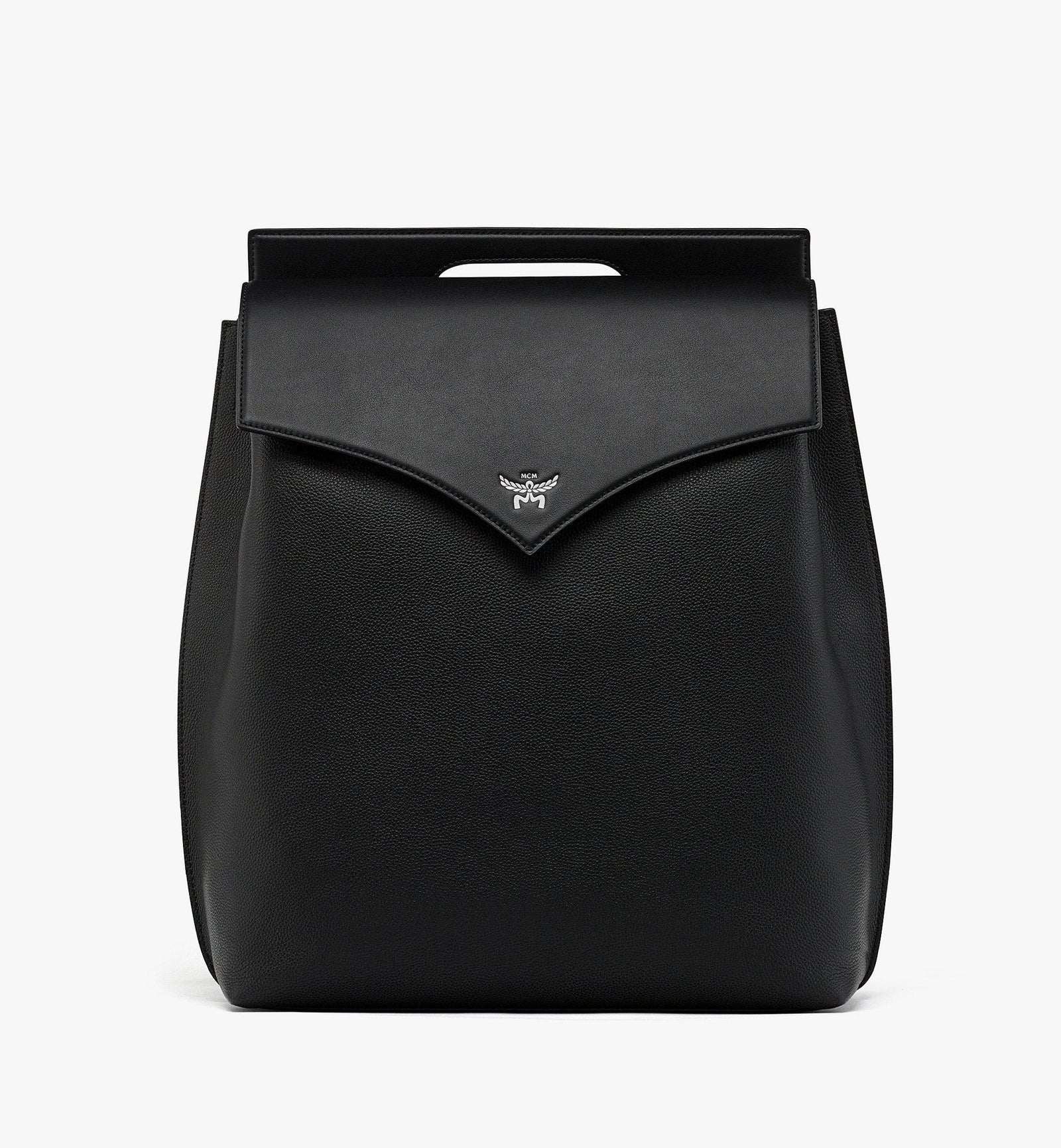 MCM Diamond Backpack In Embossed Leather