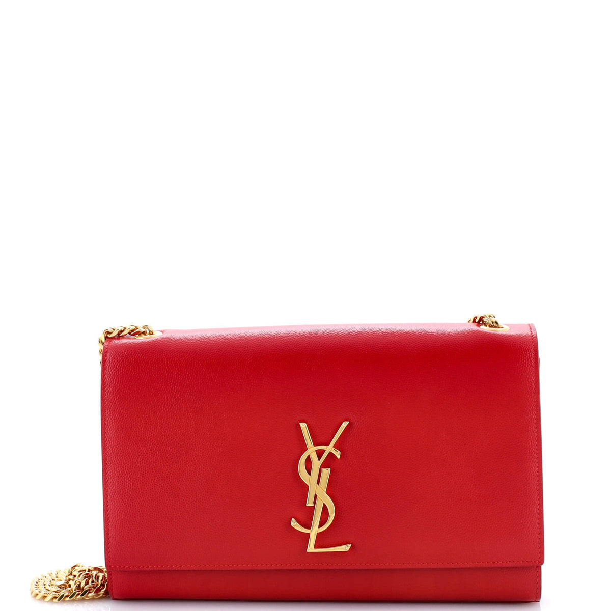 Saint Laurent Classic Monogram Crossbody Bag Grainy Leather Medium
