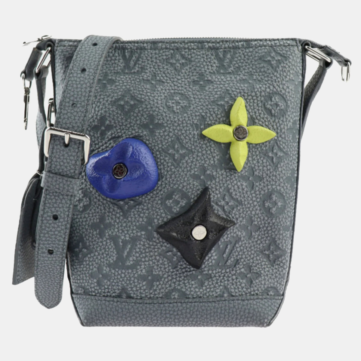 Louis Vuitton Grey Taurillon Monogram Cruiser PM Hobo