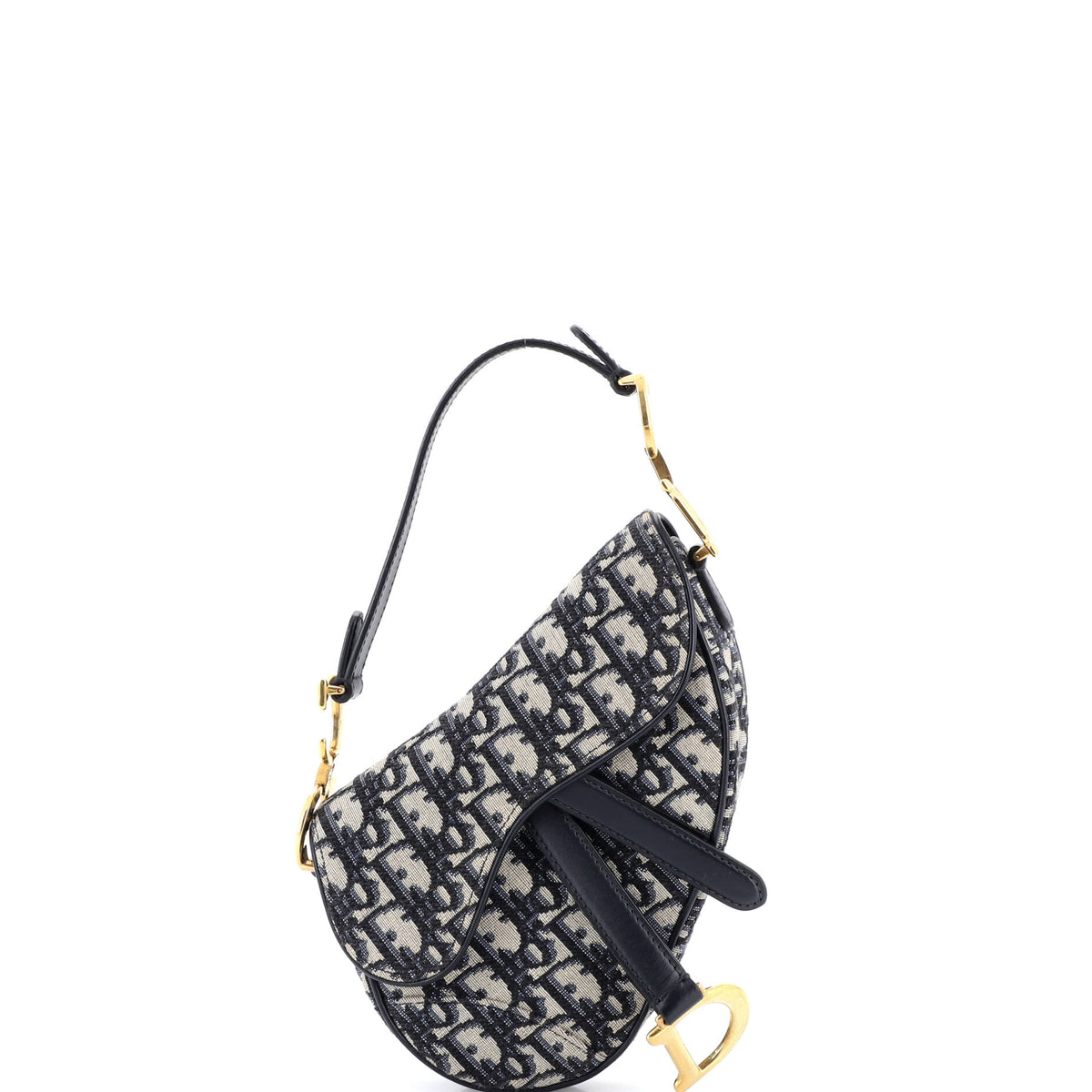 Christian Dior Saddle Handbag Oblique Canvas Mini