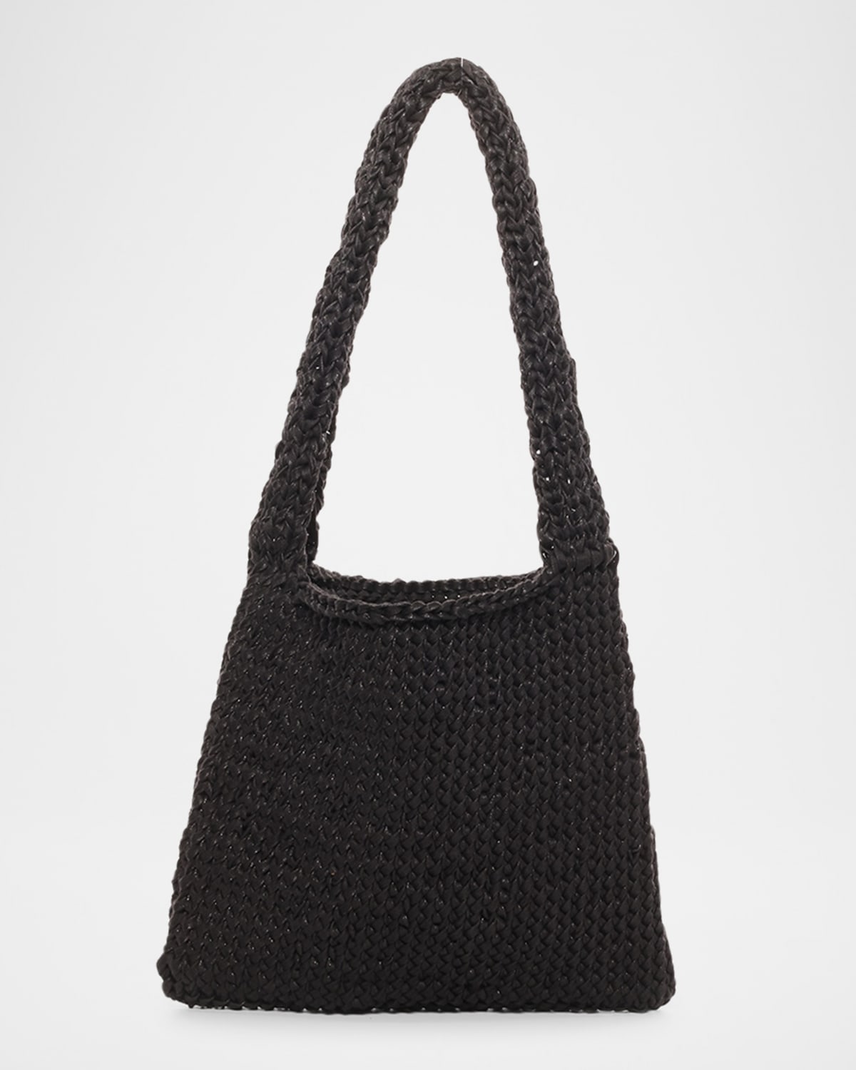 The Row Didion Woven Shoulder Bag in Waxed Cotton