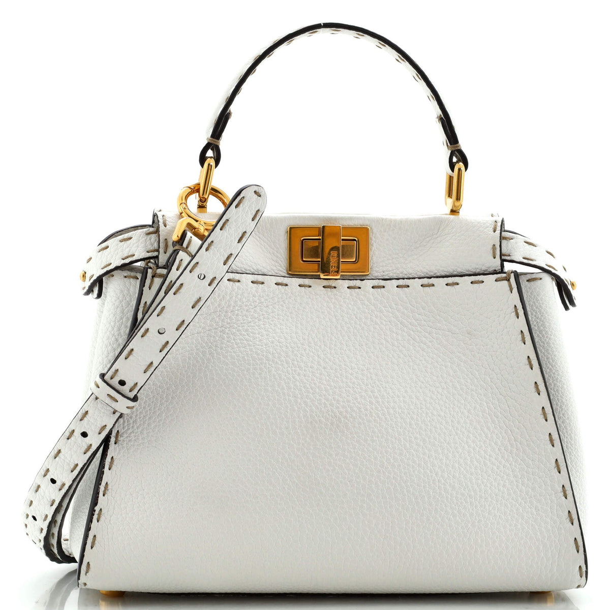 Fendi FENDI Selleria Peekaboo Bag Leather Mini