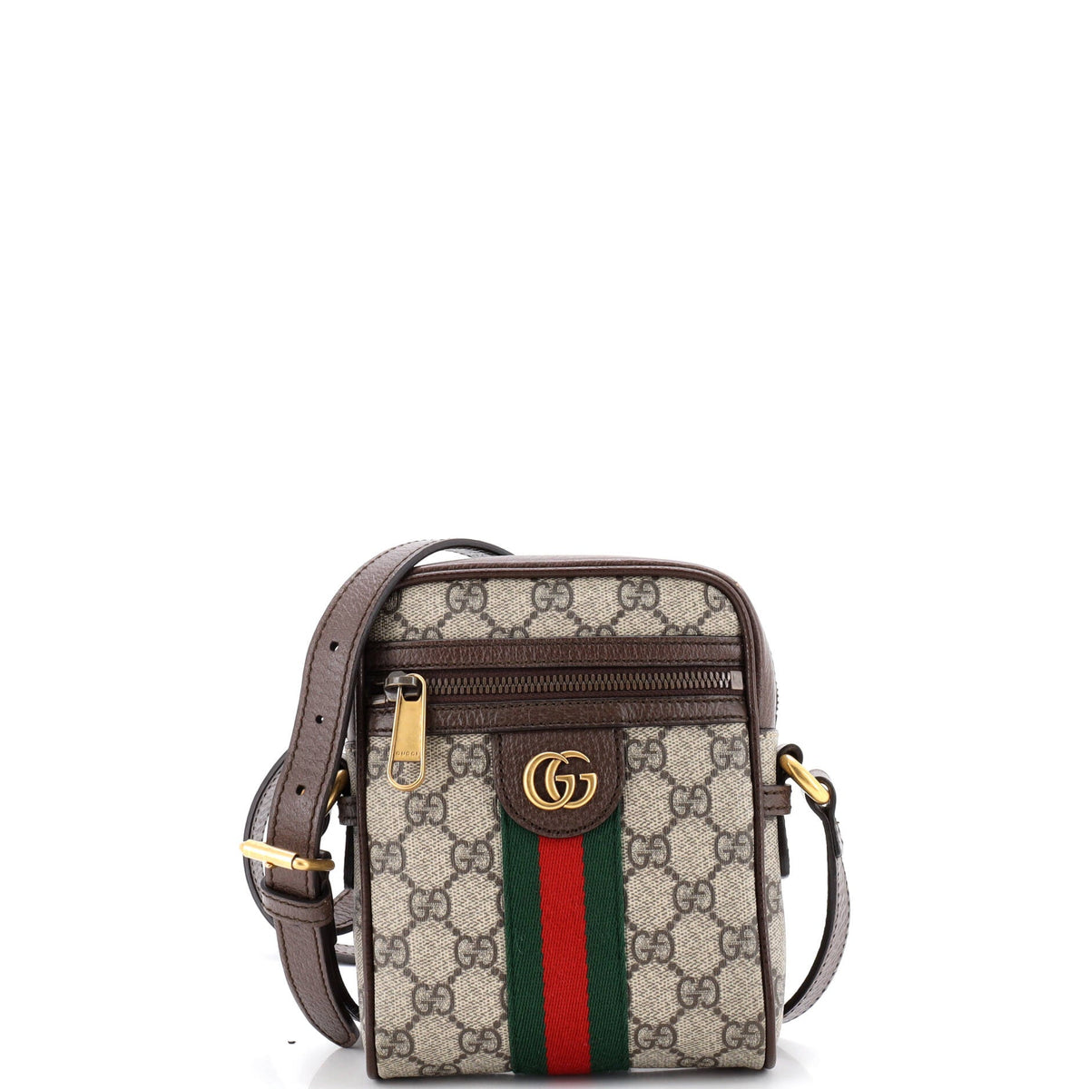 Gucci GUCCI Ophidia Messenger Bag GG Coated Canvas Mini