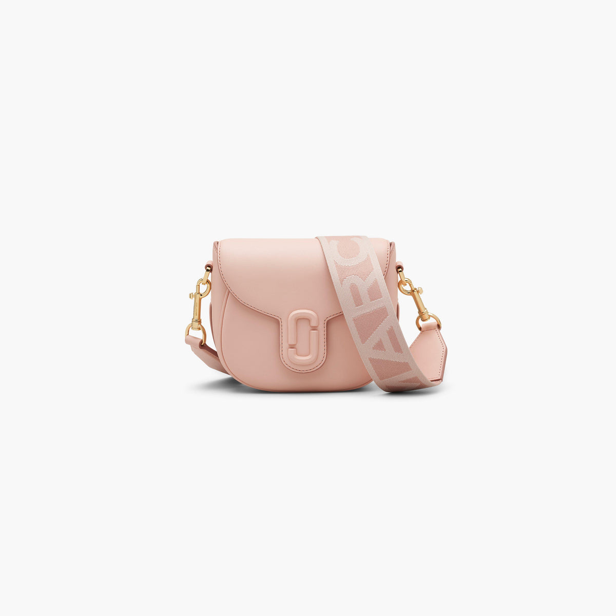 Marc Jacobs The Covered J Marc Saddle Bag in Rose