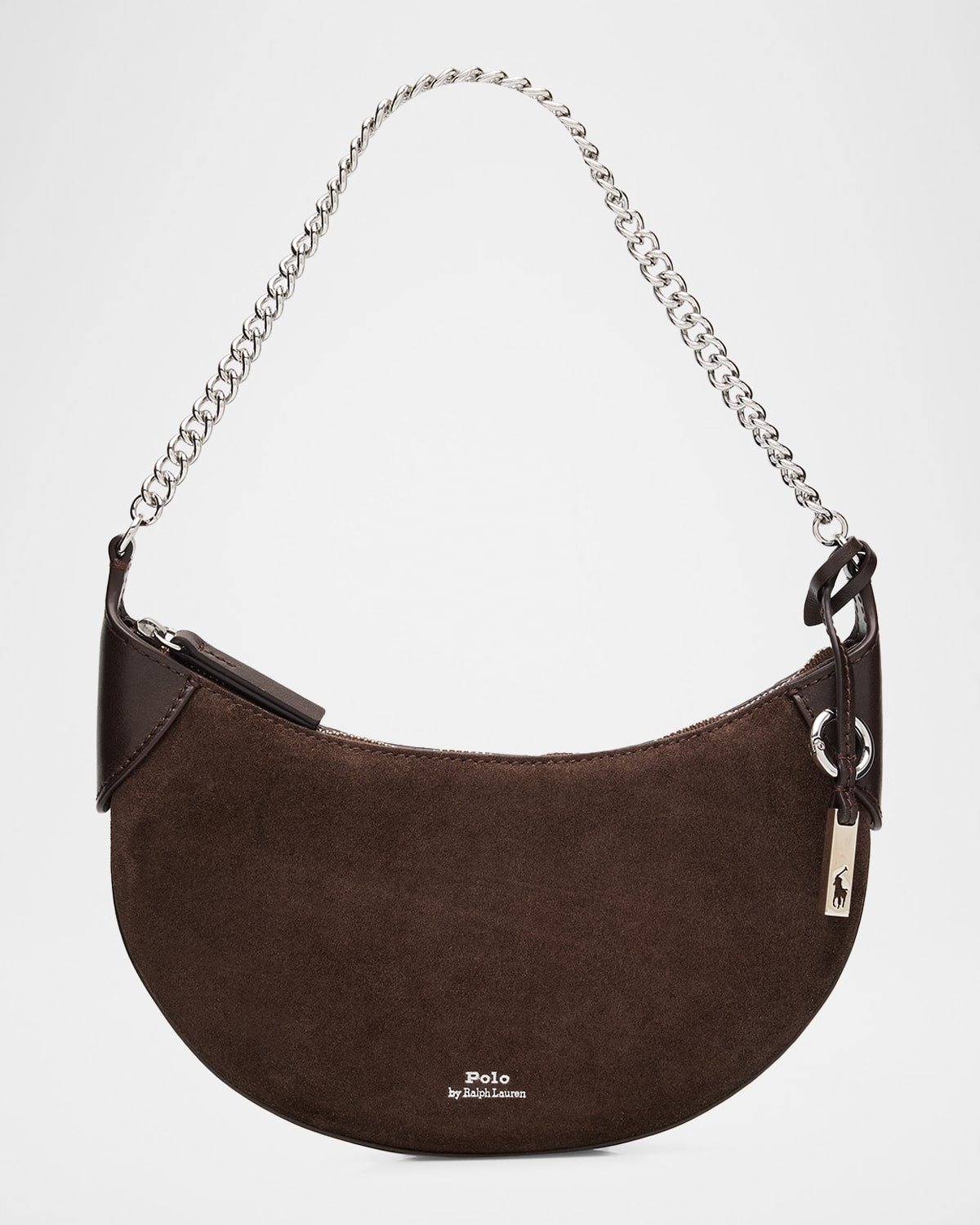 Ralph Lauren Polo ID Suede Mini Chain Bag