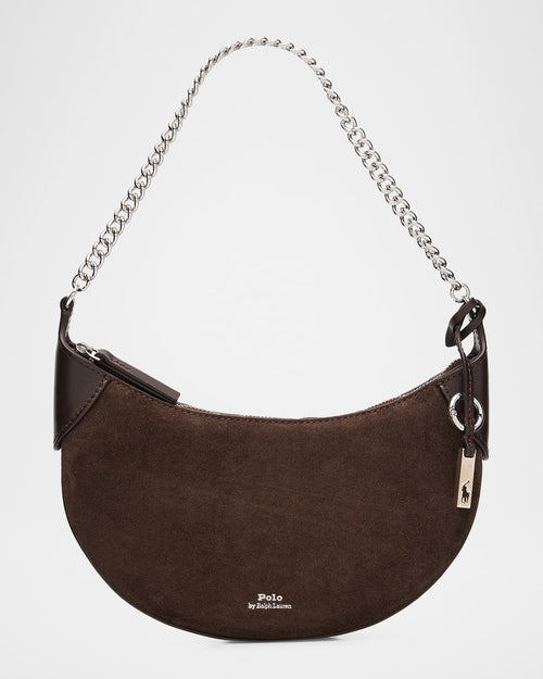 Polo ID Suede Mini Chain Bag