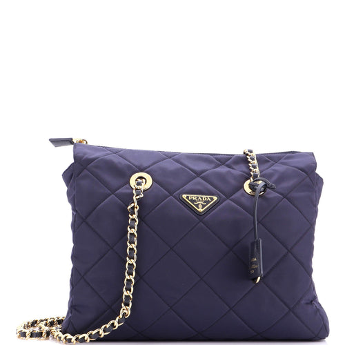 PRADA Re-Edition 1995 Chain Tote Quilted Re-Nylon Medium