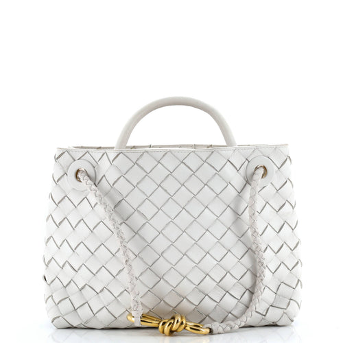 Andiamo East West Top Handle Bag Intrecciato Nappa Small