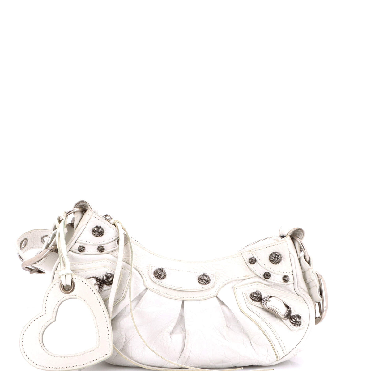 Balenciaga Le Cagole Giant Studs Shoulder Bag Leather XS