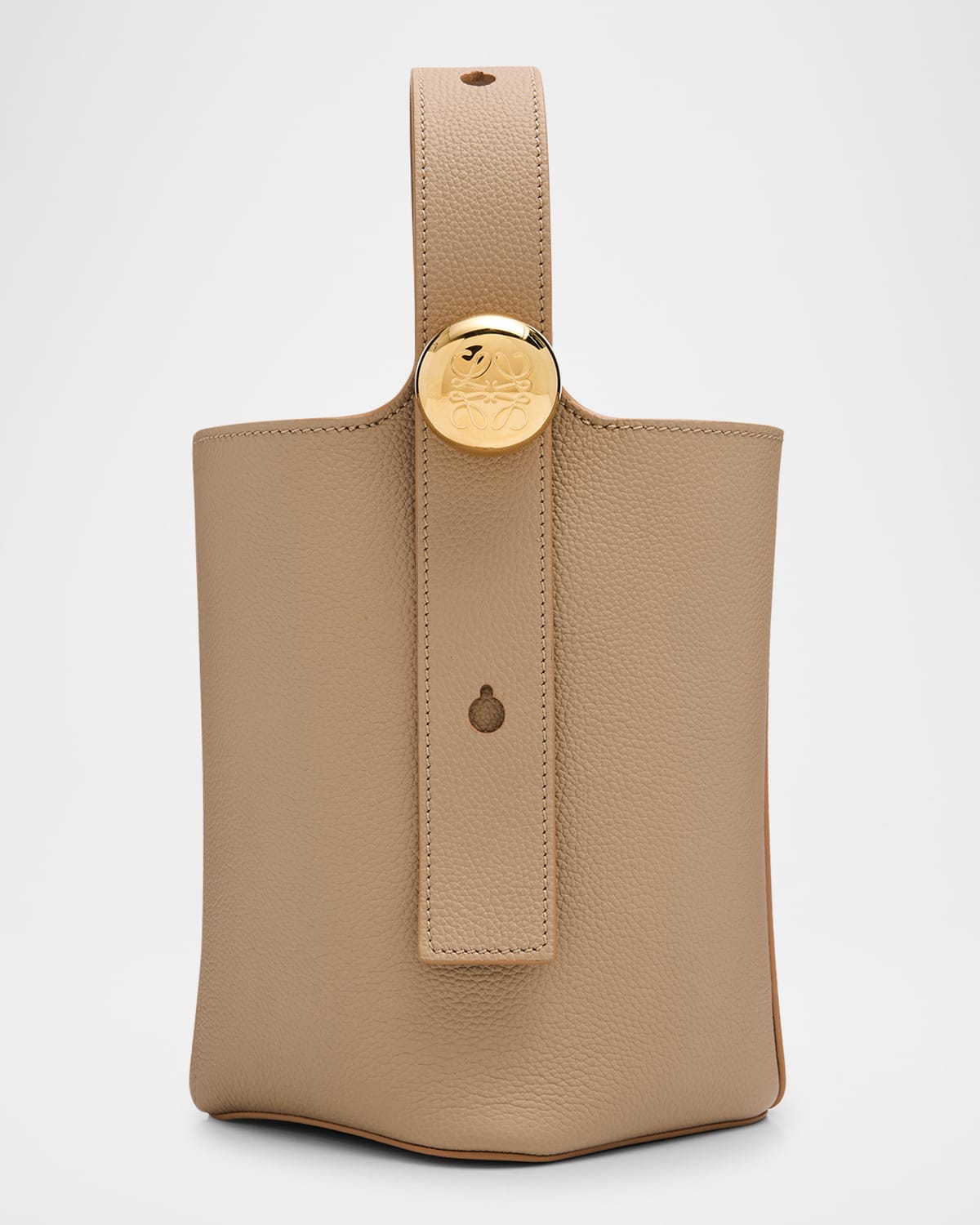 Loewe Mini Pebble Leather Bucket Bag