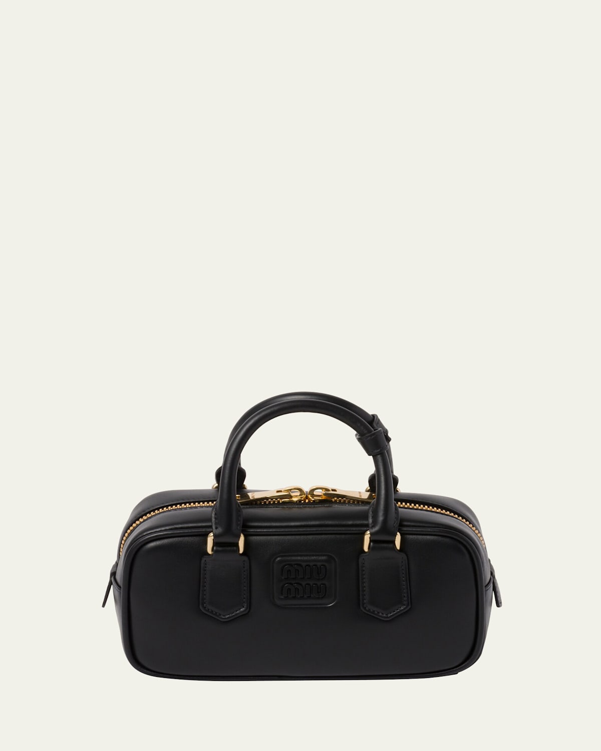 Miu Miu Padded Leather Top-Handle Bag