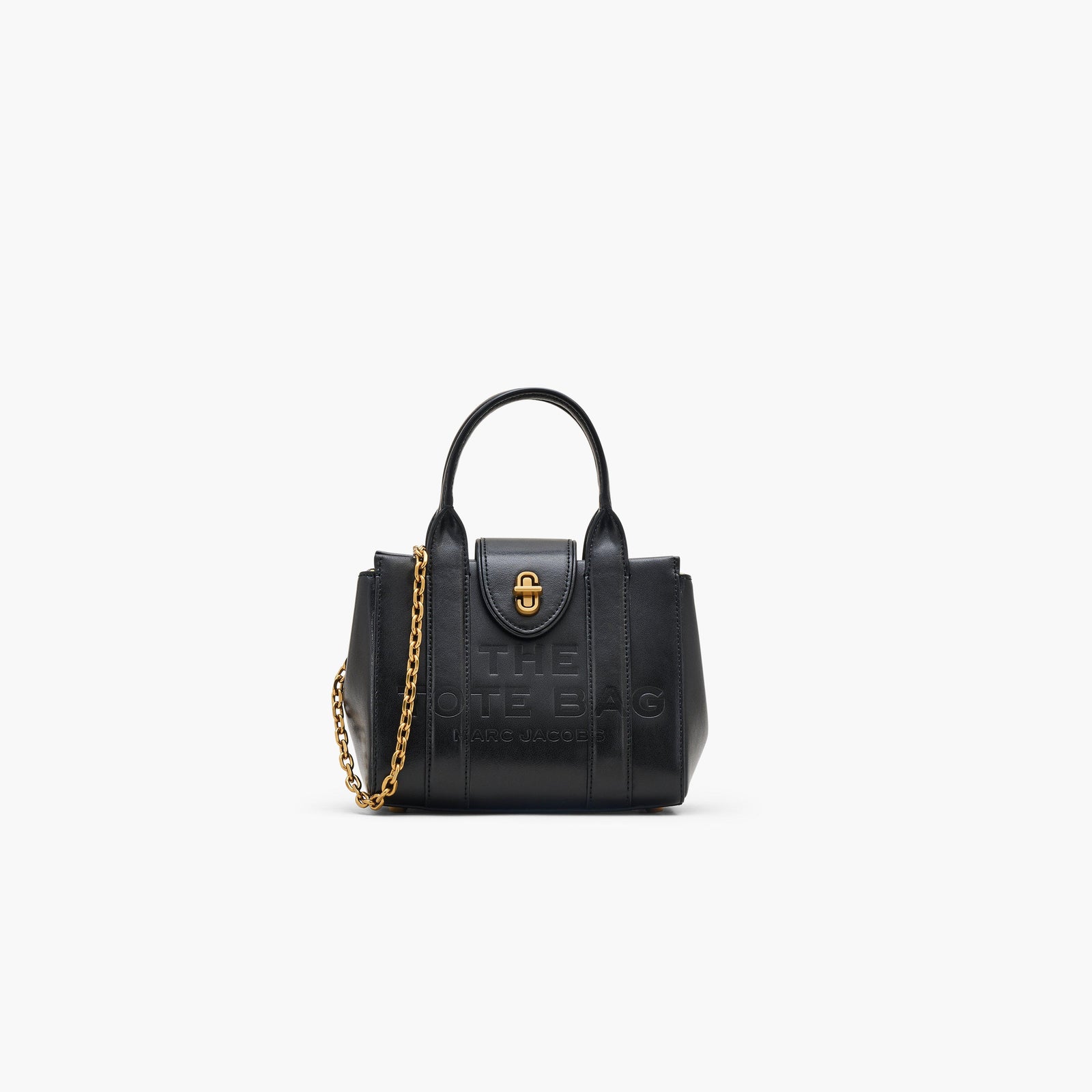 Marc Jacobs Le sac fourre-tout à bandoulière Turnlock en noir