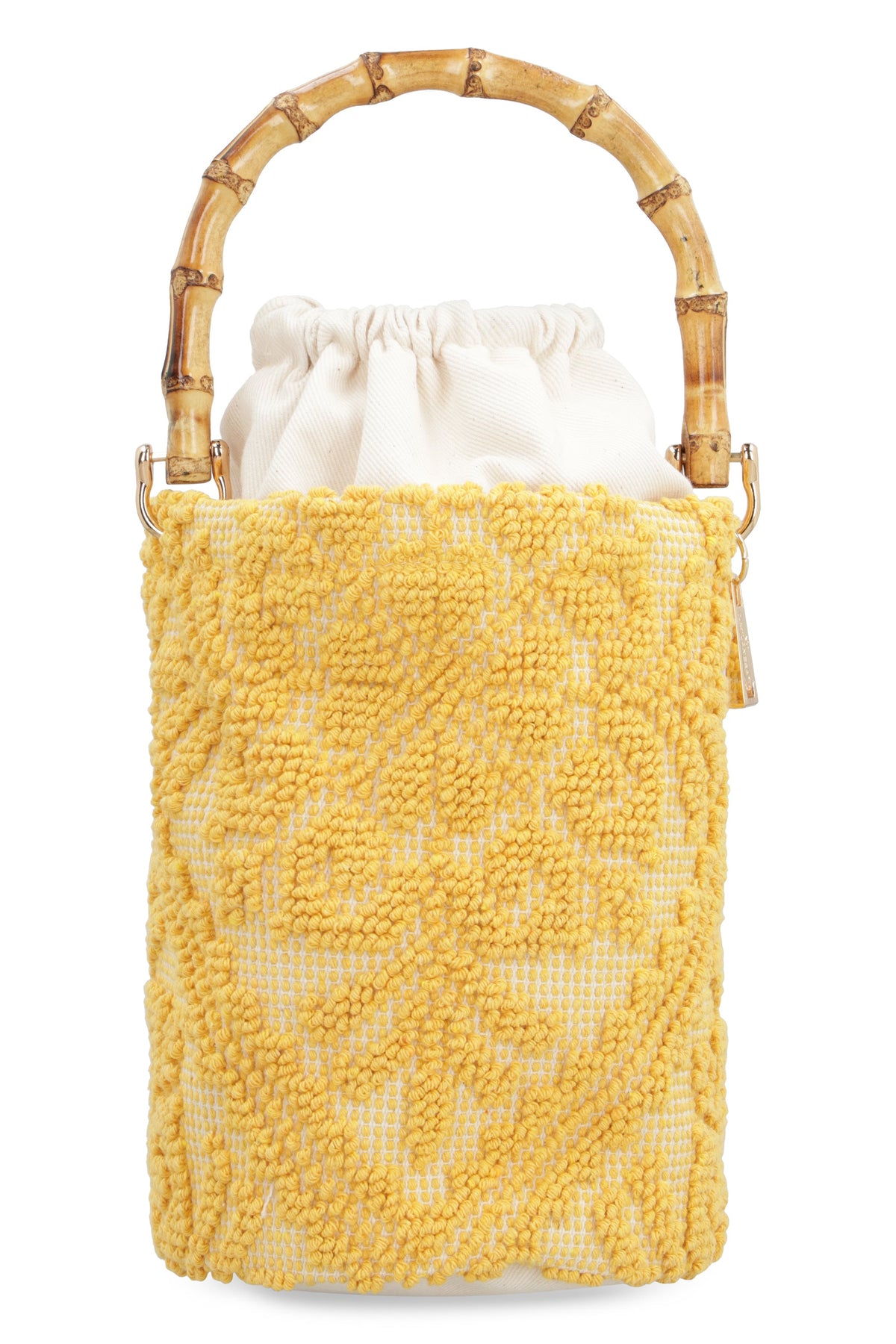 La Milanesa Women's Chia Bucket Bag in Yellow | CHIAG Color GIALLO