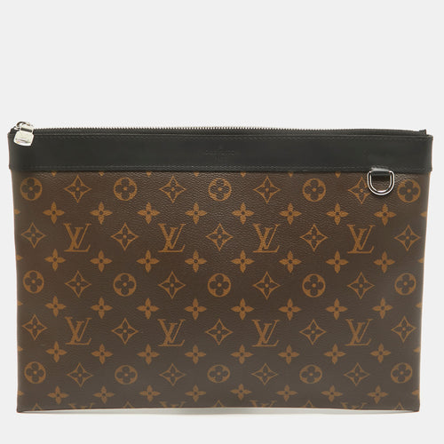 Monogram Macassar Canvas Discovery GM Pochette