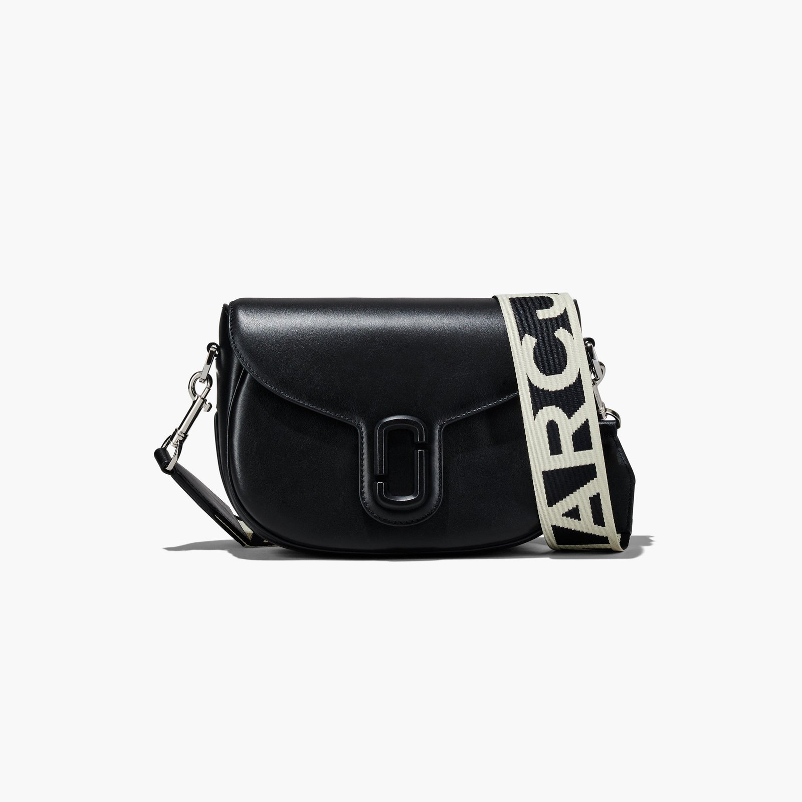 Marc Jacobs Le grand sac de selle Covered J Marc en noir