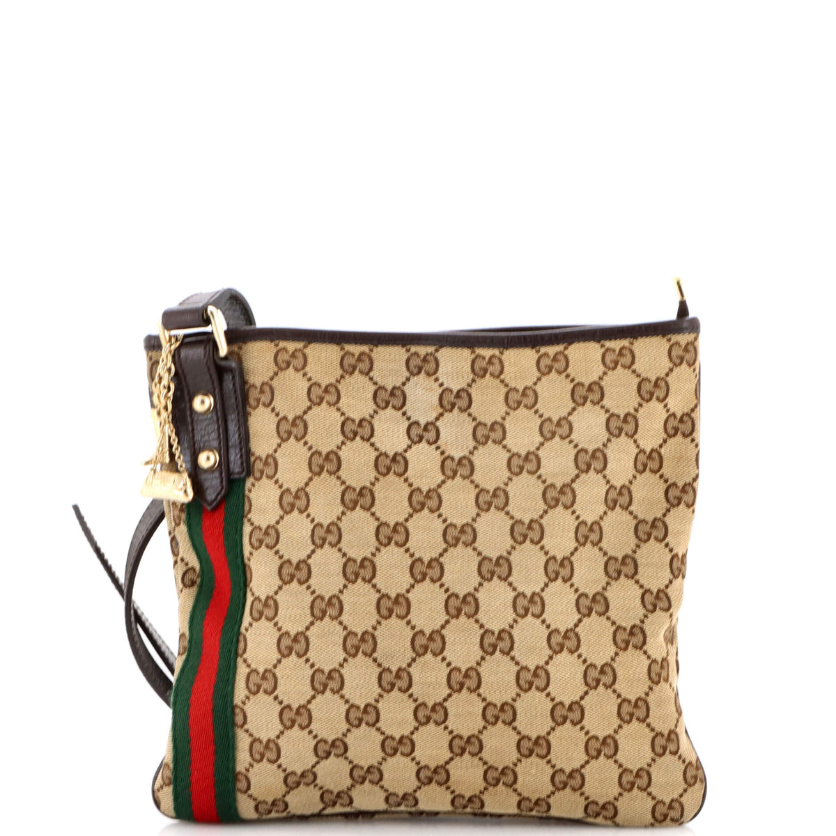 Gucci GUCCI Jolicoeur Messenger Bag GG Canvas