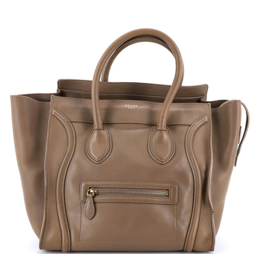 CELINE Luggage Bag Smooth Leather Mini