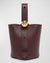 Mini Pebbled Leather Bucket Bag