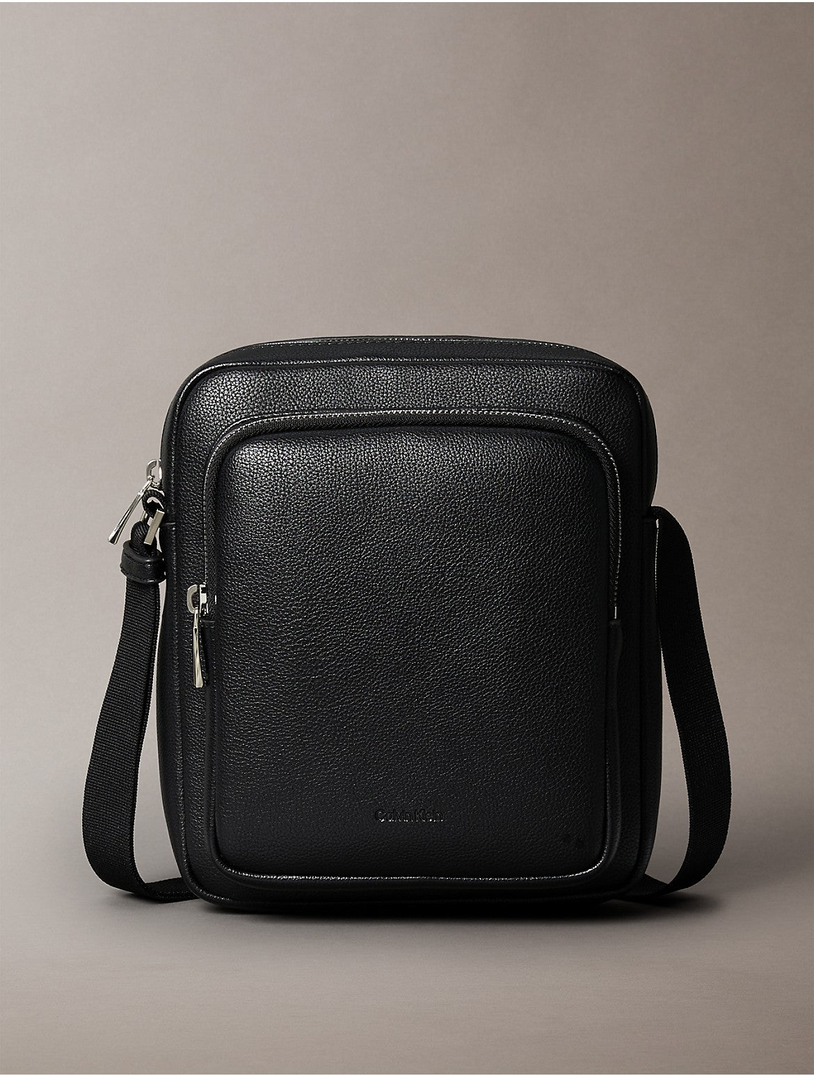 Calvin Klein Men's Micro Pebble Reporter Bag - Black