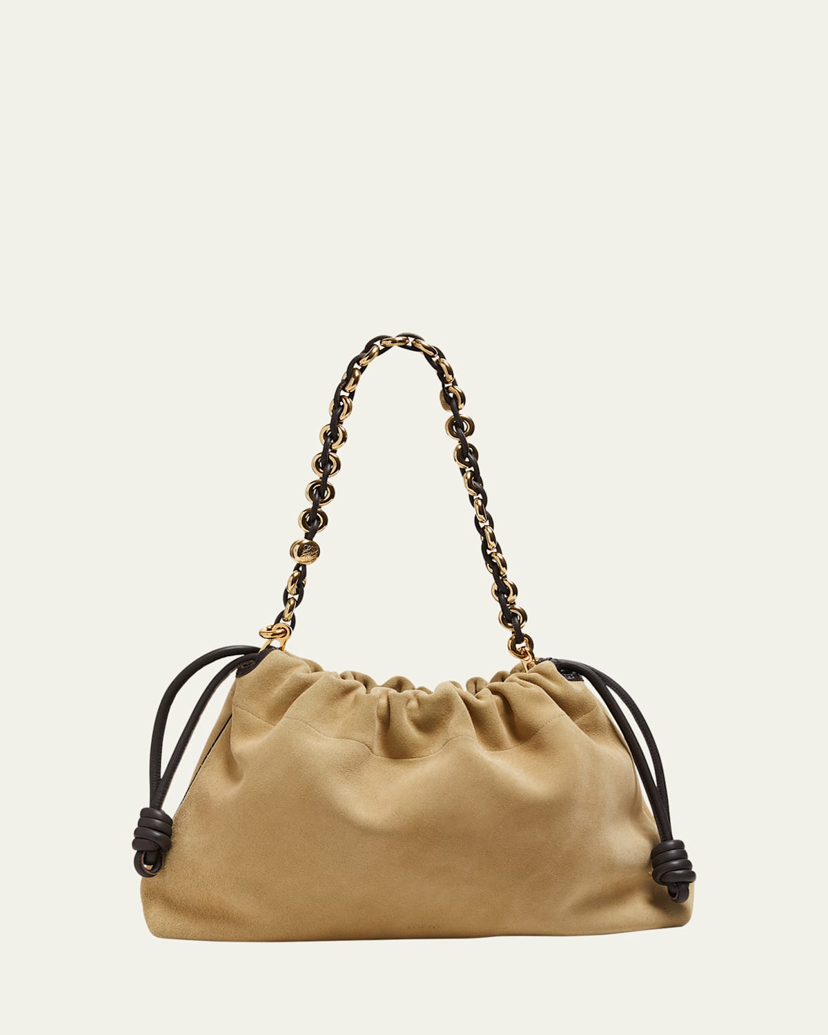 Loewe Flamenco Large Suede Shoulder Bag