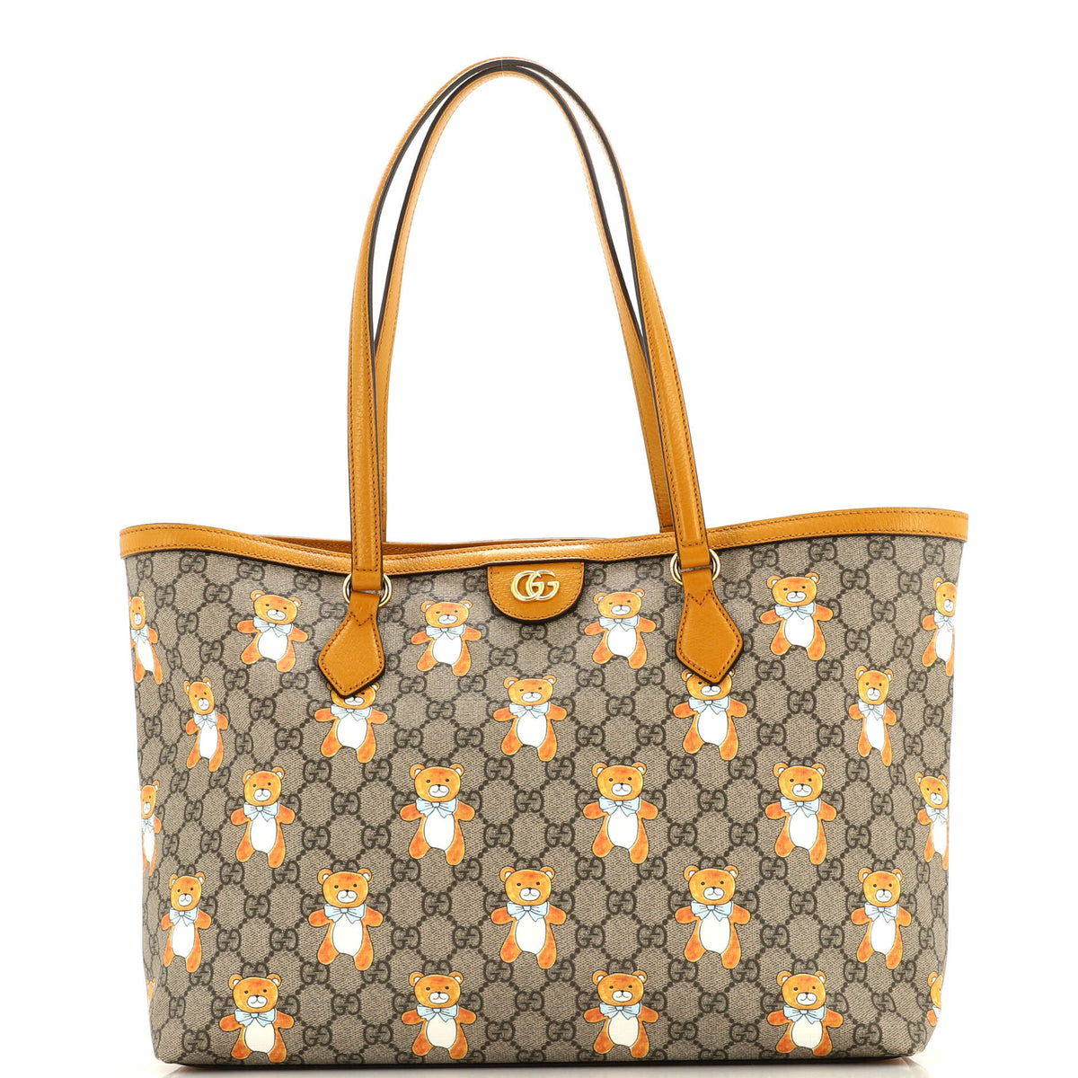 Gucci GUCCI x EXO-KAI Ophidia Shopping Tote Printed GG Coated Canvas Medium