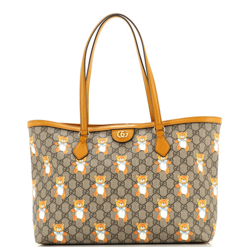 GUCCI x EXO-KAI Ophidia Shopping Tote Printed GG Coated Canvas Medium