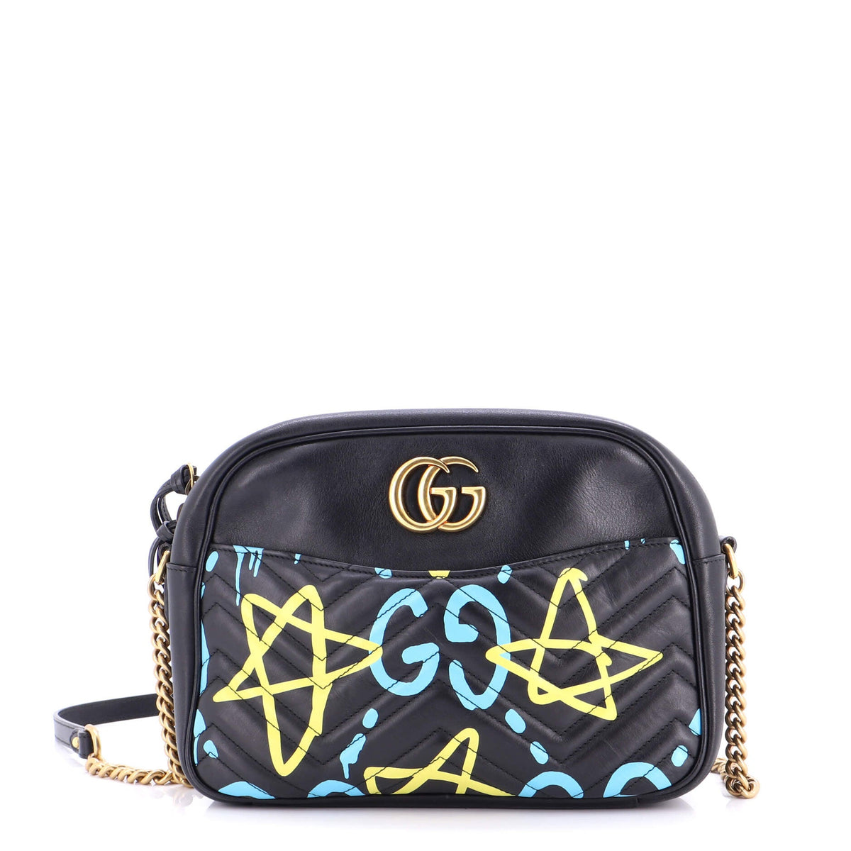 Gucci GUCCI GG Marmont Shoulder Bag GucciGhost Matelasse Leather Medium