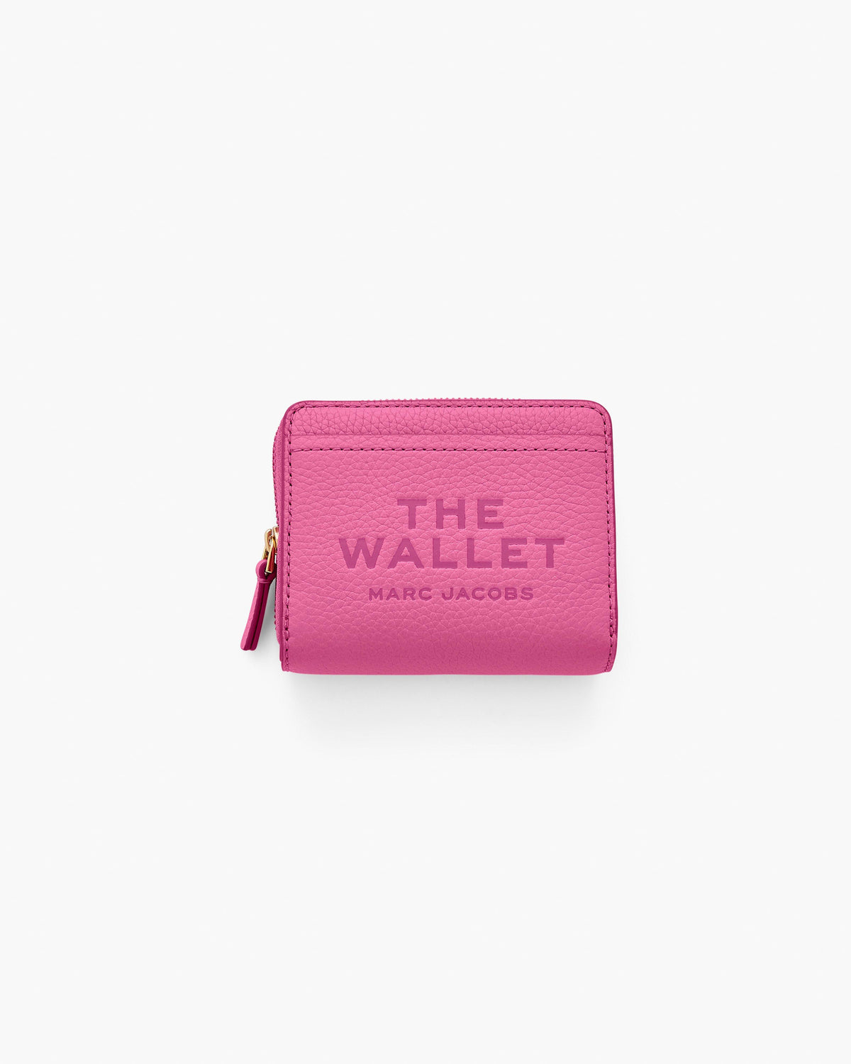 Marc Jacobs The Leather Mini Compact Wallet in Bow Pink