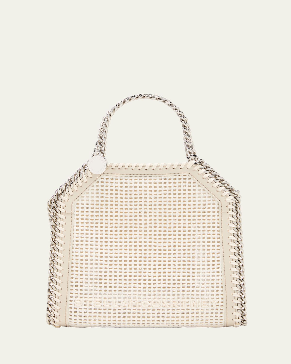 Stella McCartney Falabella Tiny Mesh Vegan Leather Tote Bag