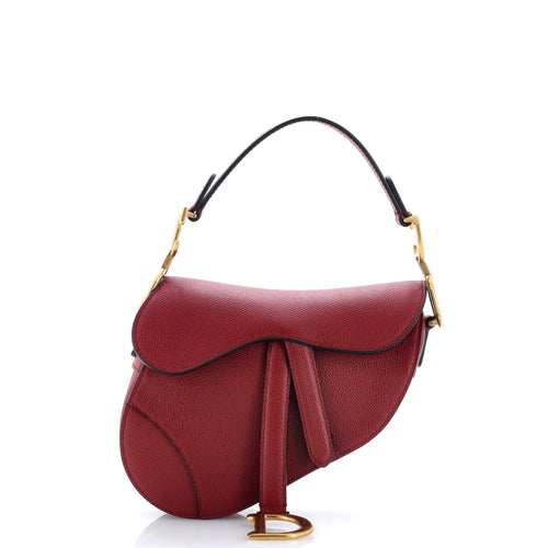 Saddle Handbag Leather Mini