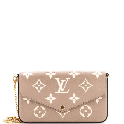 Felicie Pochette Bicolor Monogram Empreinte Giant