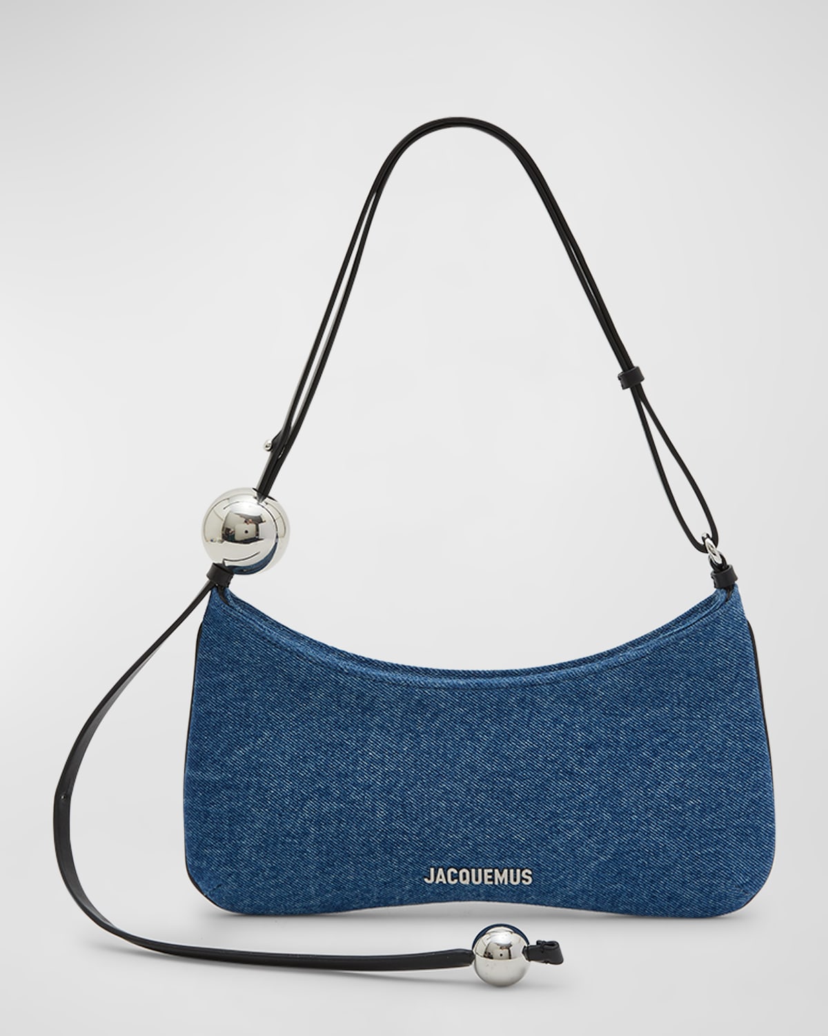 Jacquemus Le Bisou Perle Denim Shoulder Bag