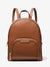 MK Jaycee Medium Pebbled Leather Backpack - Brown - Michael Kors