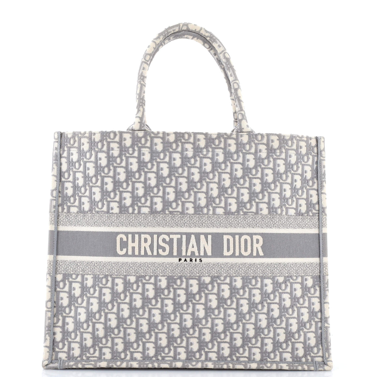 Christian Dior Book Tote Oblique Canvas Large