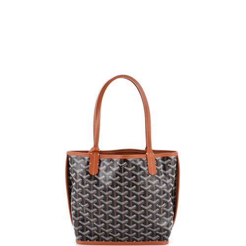 GOYARD Anjou Reversible Tote Coated Canvas Mini