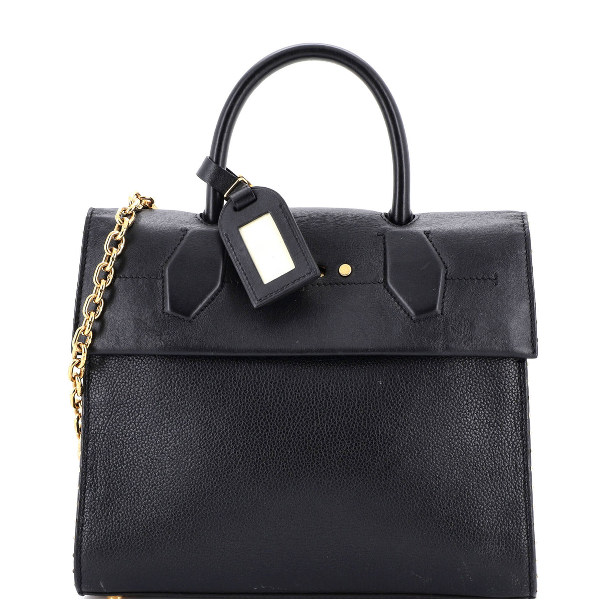 Louis Vuitton City Steamer One Handle Bag Leather
