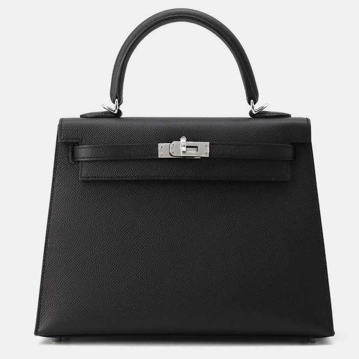 Hermès Black Epsom Kelly Sellier Bag Size 25