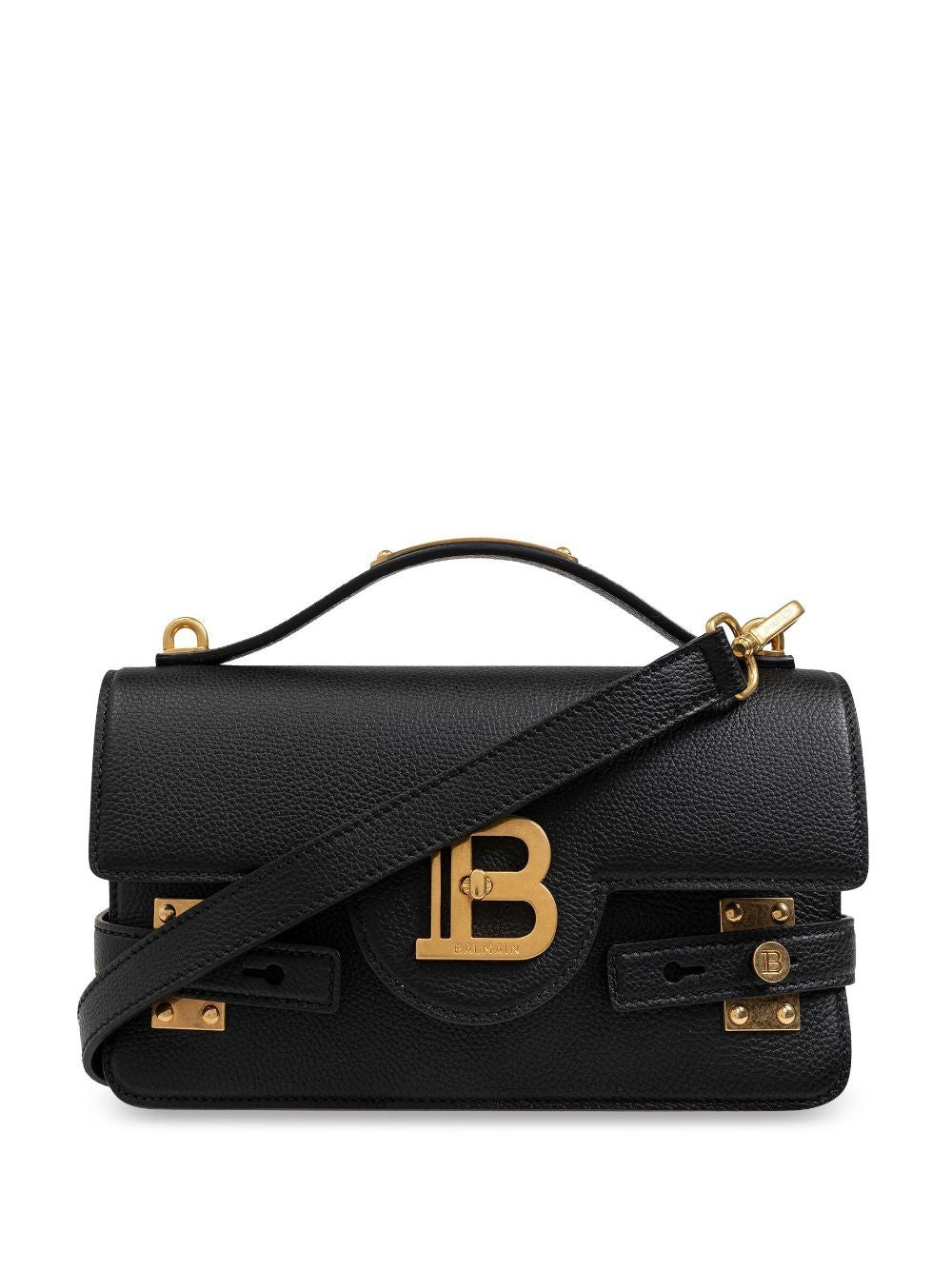 Balmain Women's B-Buzz 24 Shoulder Bag in Noir | DN0DA828LPOS