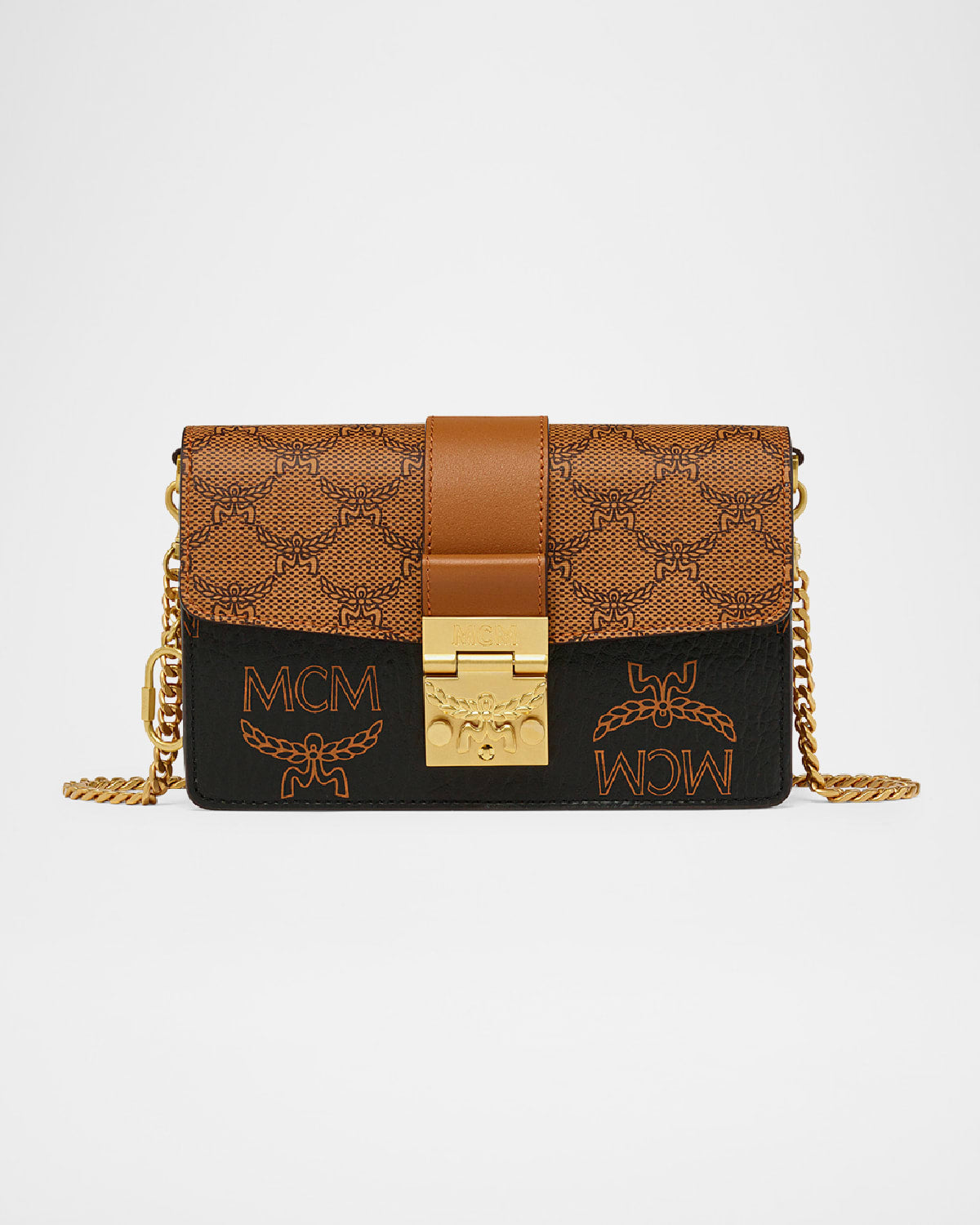 MCM Tracy Mini Monogram Crossbody Bag