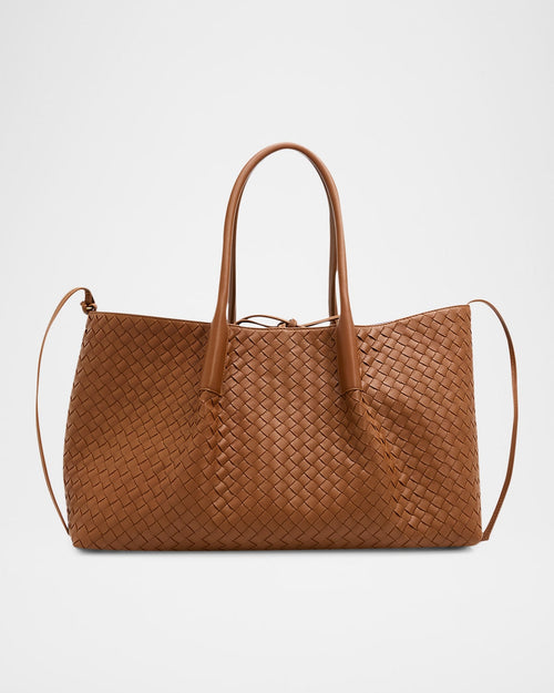 Large Pinacoteca Reversible Leather Tote Bag