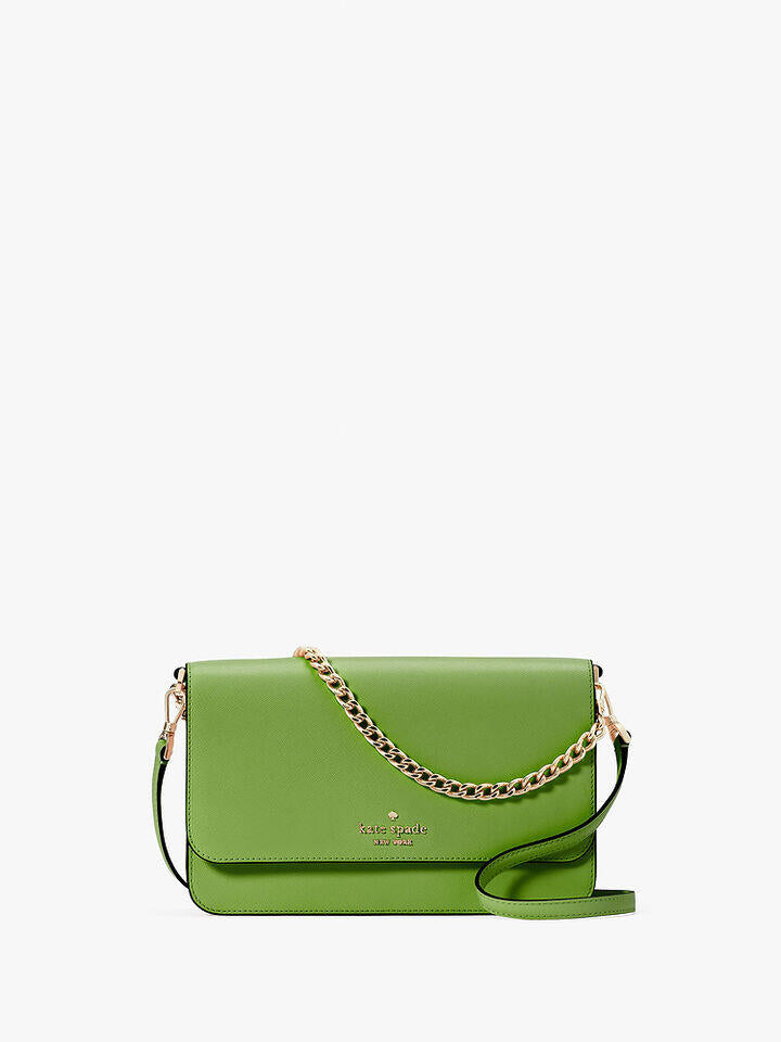 Kate Spade Au Madison Saffiano Leather Willow Flap Convertible Crossbody