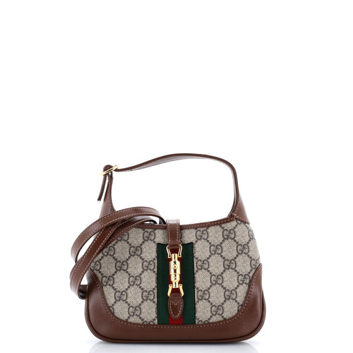 GUCCI Jackie 1961 Hobo GG Coated Canvas Mini