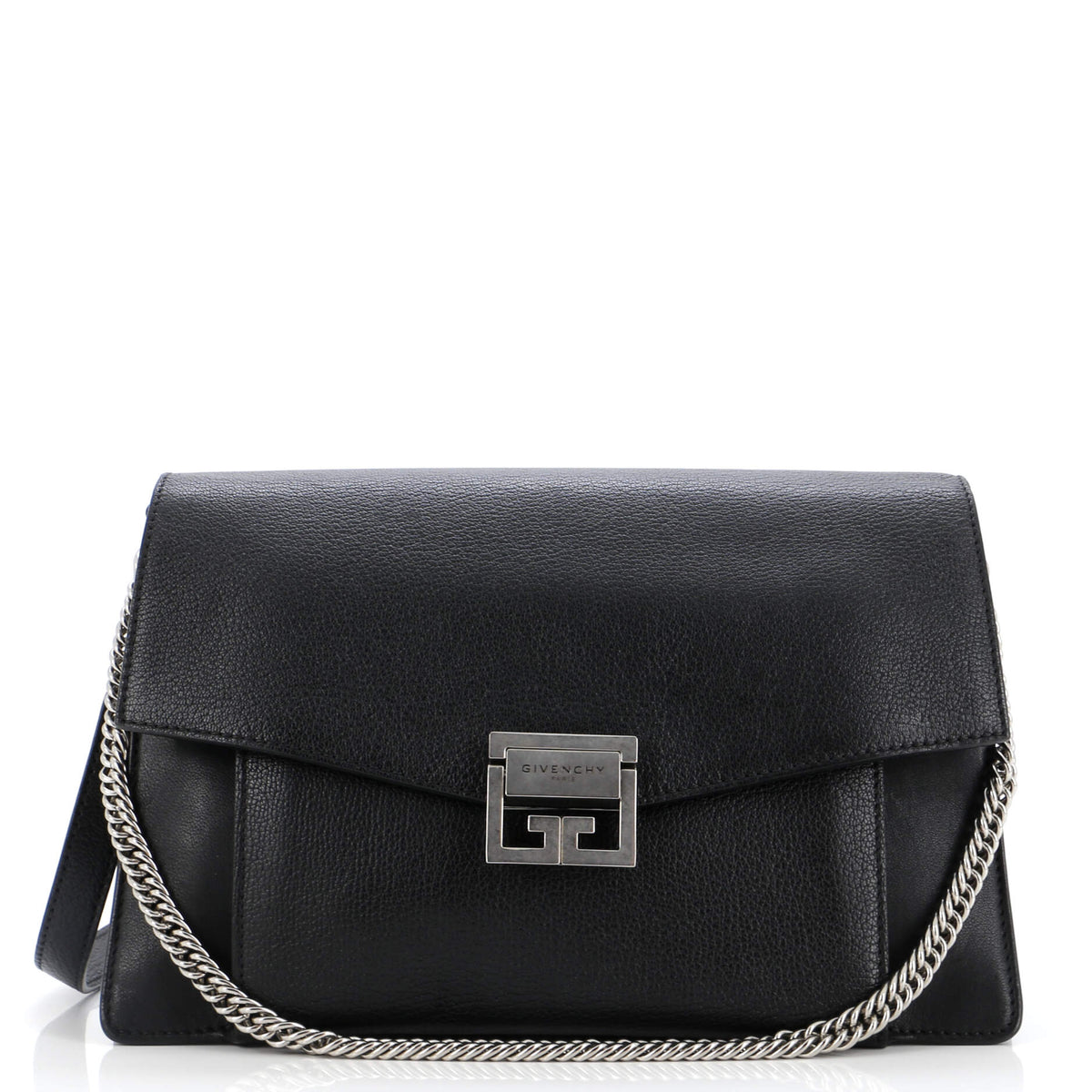 Givenchy GIVENCHY GV3 Flap Bag Leather Medium