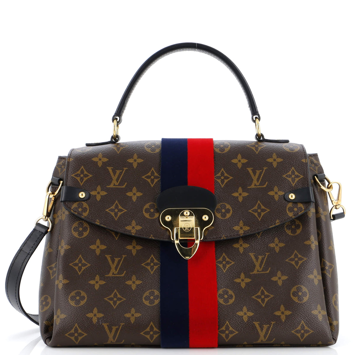 Louis Vuitton Georges Handbag Monogram Canvas MM
